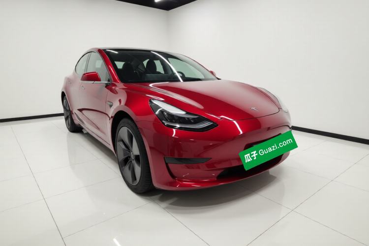 Used Tesla Model 3 2020 Standard Range Rear-Wheel Drive Upgraded Version Front Right 45 Deg