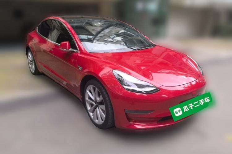Used Tesla Model 3 2020 Refreshed Version Long-Range Rear-Wheel Drive Front Right 45 Deg