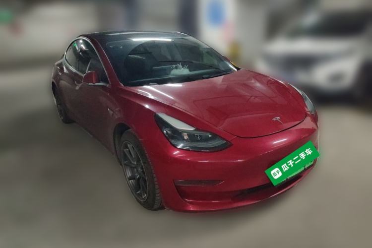Used Tesla Model 3 2020 Refreshed Version Long-Range Rear-Wheel Drive Front Right 45 Deg