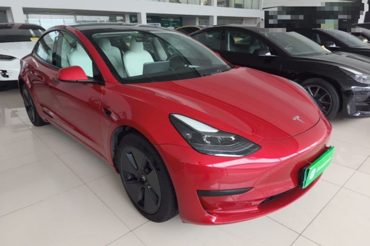 Used Tesla Model 3 2020 Refreshed Version Long-Range Rear-Wheel Drive Front Right 45 Deg