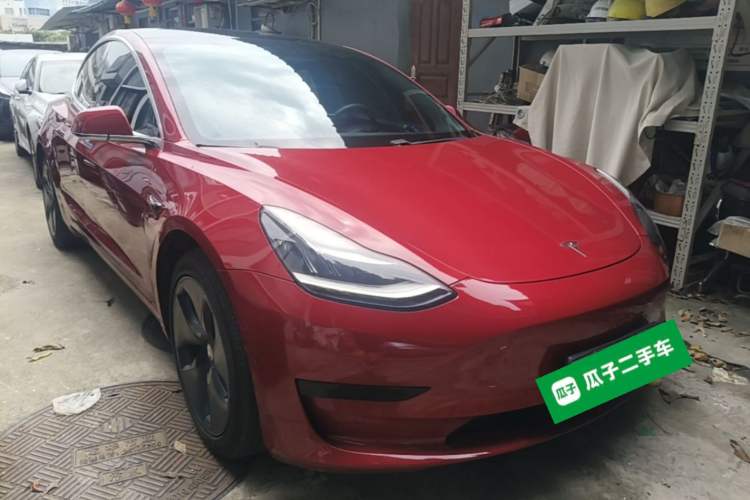Used Tesla Model 3 2020 Standard Range Rear-Wheel Drive Upgraded Version Front Right 45 Deg