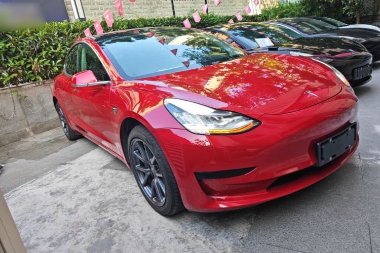 Used Tesla Model 3 2020 Standard Range Rear-Wheel Drive Upgraded Version Front Right 45 Deg