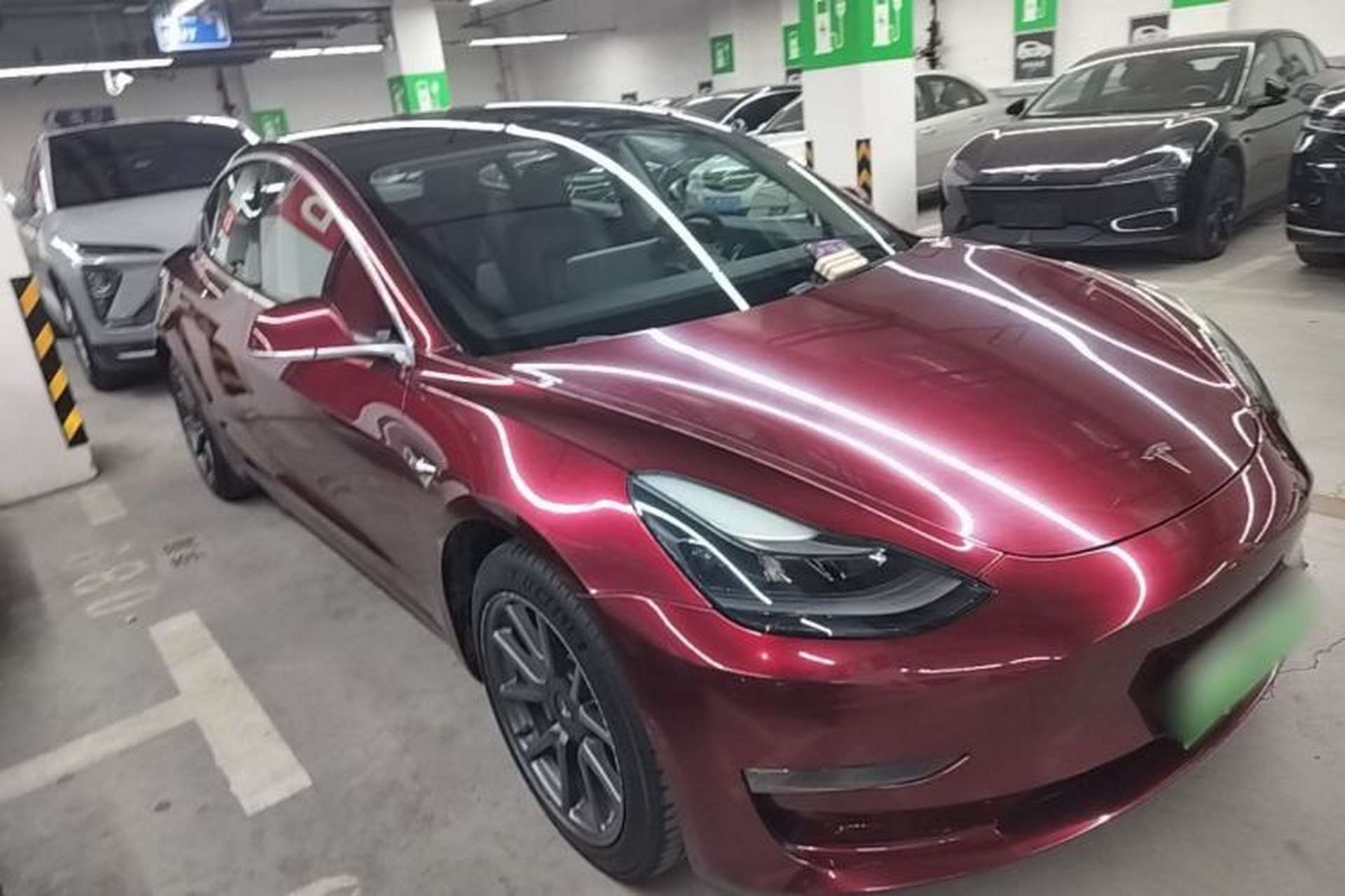 Used Tesla Model 3 2020 Refreshed Version Long-Range Rear-Wheel Drive Front Right 45 Deg