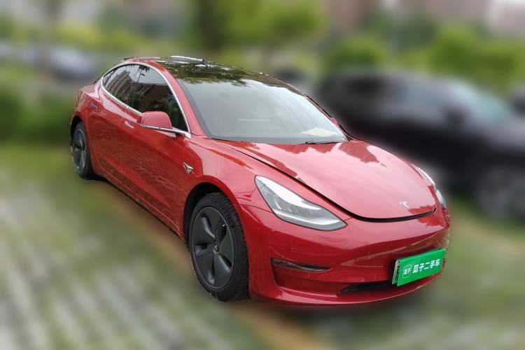 Used Tesla Model 3 2020 Refreshed Version Long-Range Rear-Wheel Drive Front Right 45 Deg