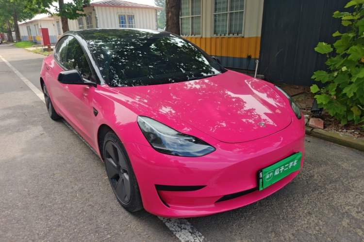 Used Tesla Model 3 2020 Standard Range Rear-Wheel Drive Upgraded Version Front Right 45 Deg
