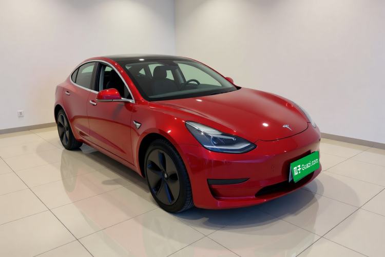 Used Tesla Model 3 2020 Refreshed Version Long-Range Rear-Wheel Drive Front Right 45 Deg