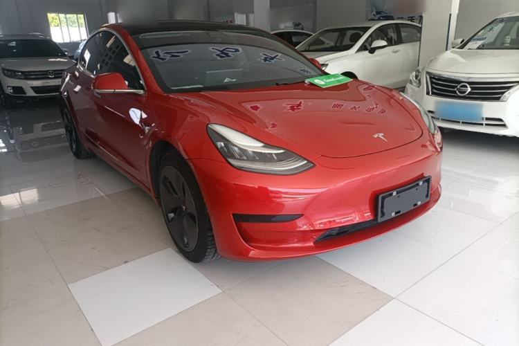 Used Tesla Model 3 2020 Standard Range Rear-Wheel Drive Upgraded Version Front Right 45 Deg