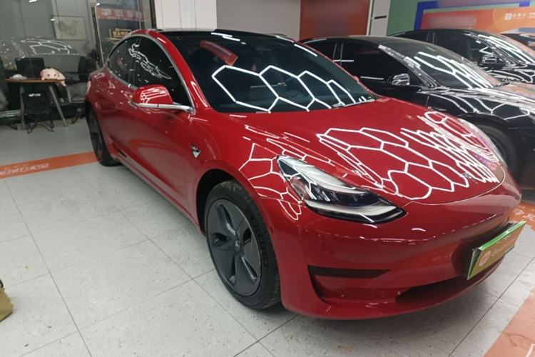 Used Tesla Model 3 2020 Standard Range Rear-Wheel Drive Upgraded Version Front Right 45 Deg
