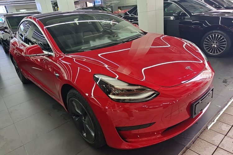 Used Tesla Model 3 2020 Standard Range Rear-Wheel Drive Upgraded Version Front Right 45 Deg