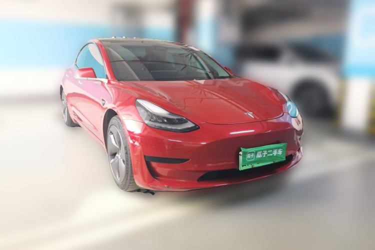 Used Tesla Model 3 2020 Standard Range Rear-Wheel Drive Upgraded Version Front Right 45 Deg