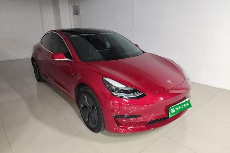 Used Tesla Model 3 2020 Standard Range Rear-Wheel Drive Upgraded Version Front Right 45 Deg