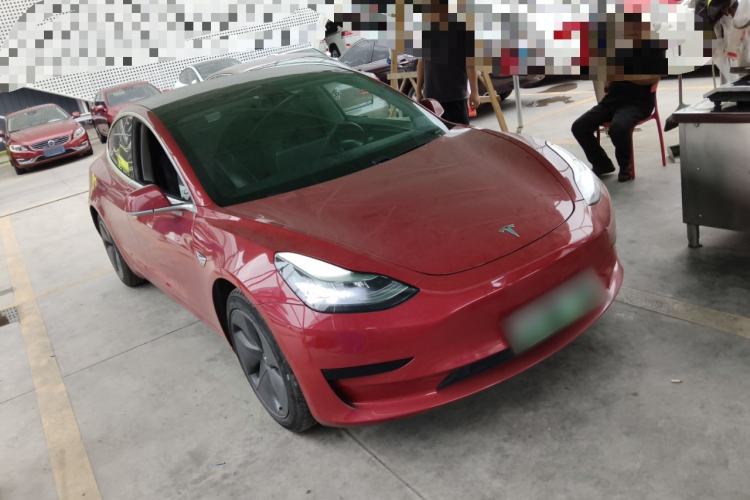 Used Tesla Model 3 2020 Standard Range Rear-Wheel Drive Upgraded Version Front Right 45 Deg