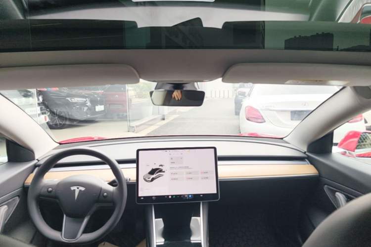 Used Tesla Model 3 2020 Standard Range Rear-Wheel Drive Upgraded Version Headliner