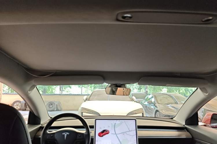 Used Tesla Model 3 2020 Revised Version Standard Range Rear-Wheel Drive – Upgraded Edition Headliner