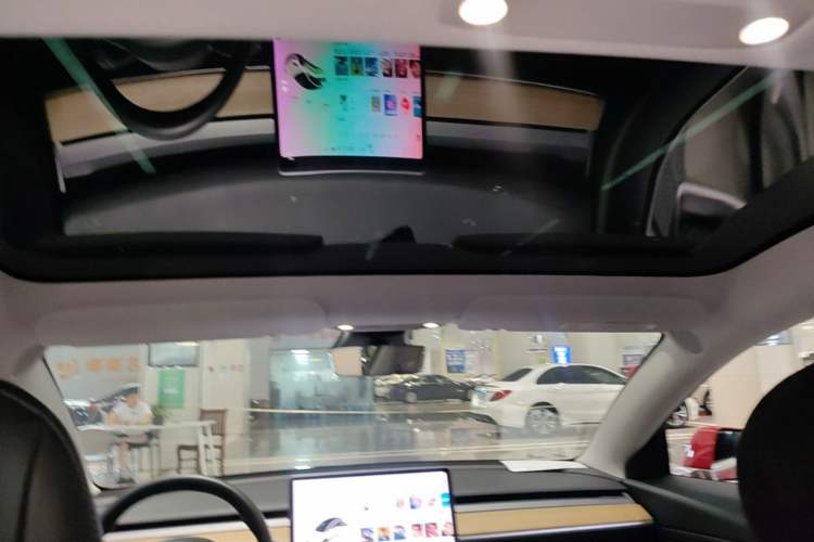 Used Tesla Model 3 2020 Standard Range Rear-Wheel Drive Upgraded Version Headliner