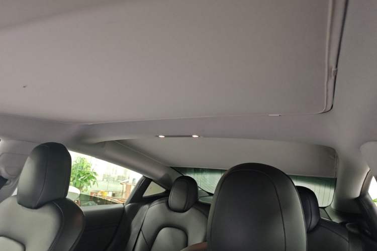 Used Tesla Model 3 2020 Long-Range Rear-Wheel-Drive Version Headliner