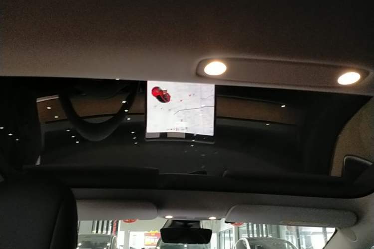 Used Tesla Model 3 2020 Revised Version Standard Range Rear-Wheel Drive – Upgraded Edition Headliner