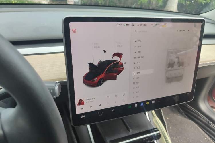 Used Tesla Model 3 2020 Refreshed Version Long-Range Rear-Wheel Drive Instrument Cluster