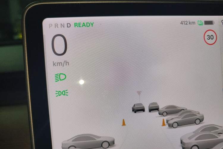 Used Tesla Model 3 2020 Refreshed Version Long-Range Rear-Wheel Drive Instrument Cluster