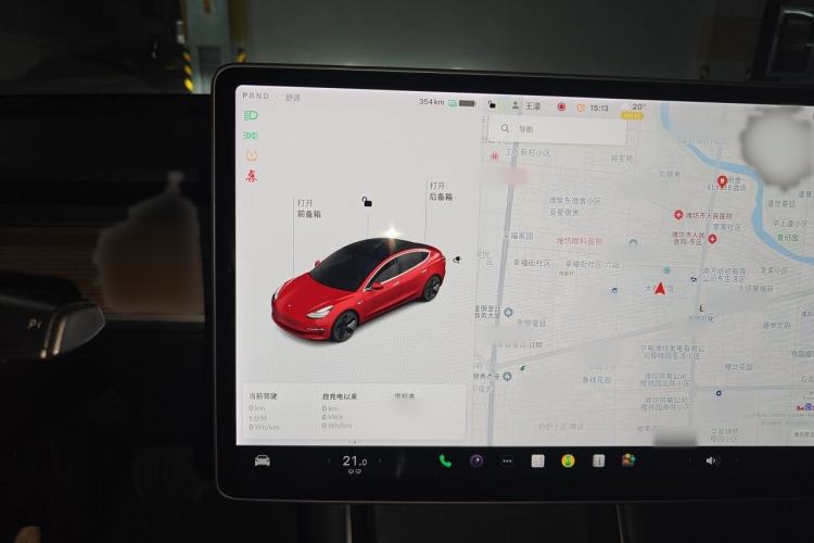 Used Tesla Model 3 2020 Revised Version Standard Range Rear-Wheel Drive – Upgraded Edition Instrument Cluster