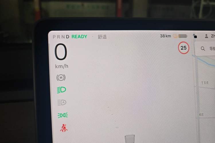 Used Tesla Model 3 2020 Refreshed Version Long-Range Rear-Wheel Drive Instrument Cluster