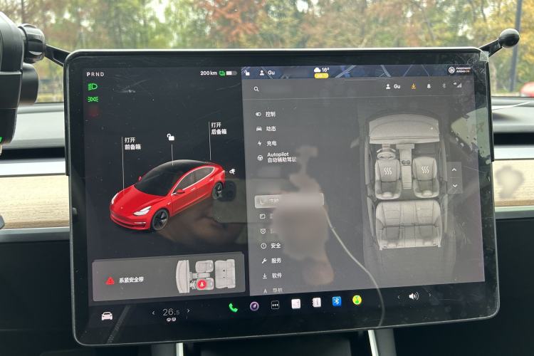 Used Tesla Model 3 2020 Standard Range Rear-Wheel Drive Upgraded Version Interior 12