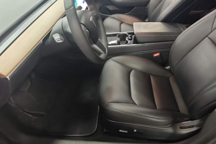 Used Tesla Model 3 2020 Long-Range Rear-Wheel-Drive Version Left Front Seat