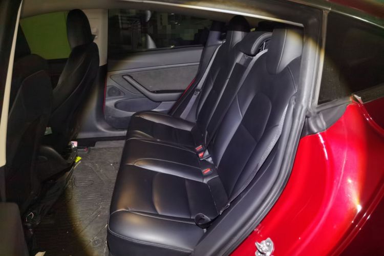Used Tesla Model 3 2020 Standard Range Rear-Wheel Drive Upgraded Version Left Rear Seat