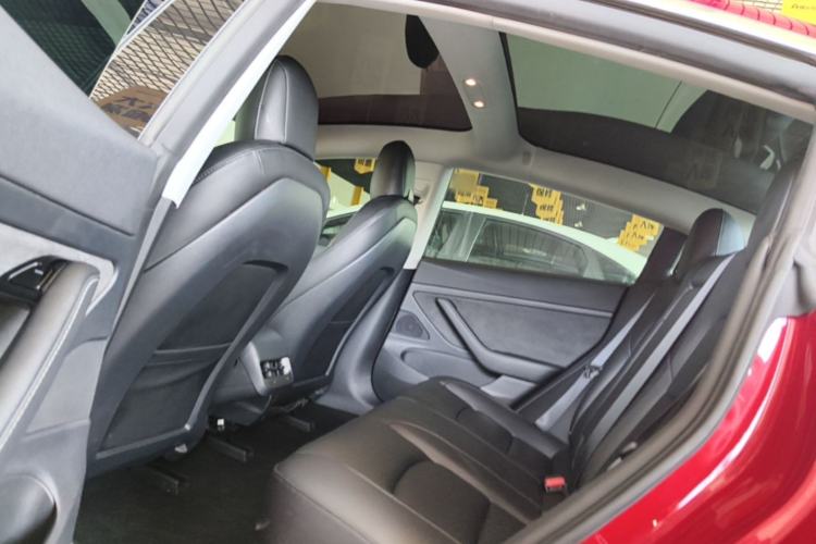 Used Tesla Model 3 2020 Standard Range Rear-Wheel Drive Upgraded Version Left Rear Seat