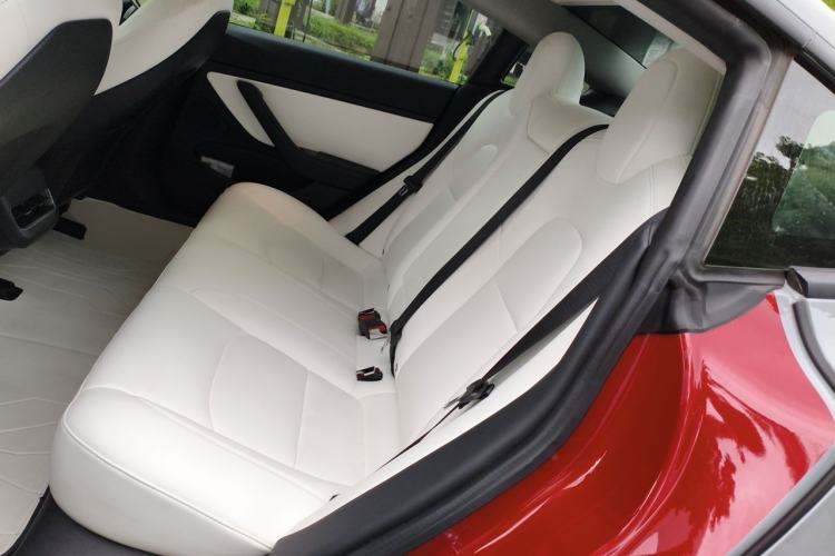 Used Tesla Model 3 2020 Standard Range Rear-Wheel Drive Upgraded Version Left Rear Seat