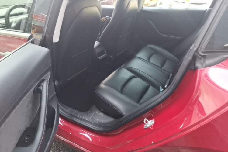 Used Tesla Model 3 2020 Standard Range Rear-Wheel Drive Upgraded Version Left Rear Seat