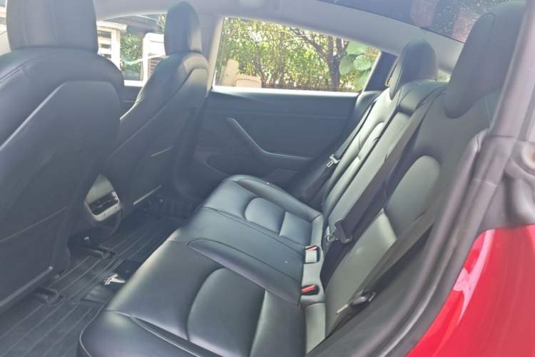 Used Tesla Model 3 2020 Standard Range Rear-Wheel Drive Upgraded Version Left Rear Seat