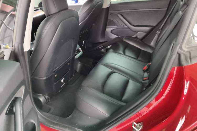Used Tesla Model 3 2020 Standard Range Rear-Wheel Drive Upgraded Version Left Rear Seat