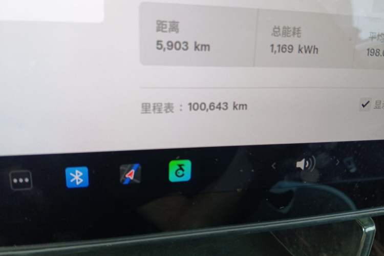 Used Tesla Model 3 2020 Revised Version Standard Range Rear-Wheel Drive – Upgraded Edition Odometer Close Up