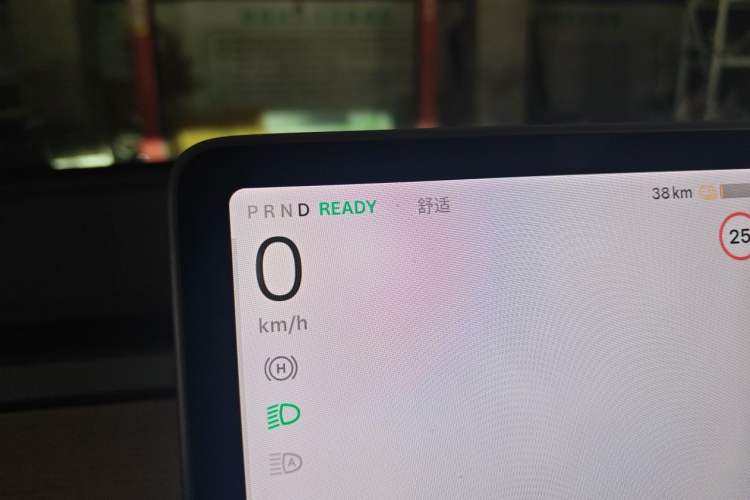 Used Tesla Model 3 2020 Refreshed Version Long-Range Rear-Wheel Drive Odometer Close Up