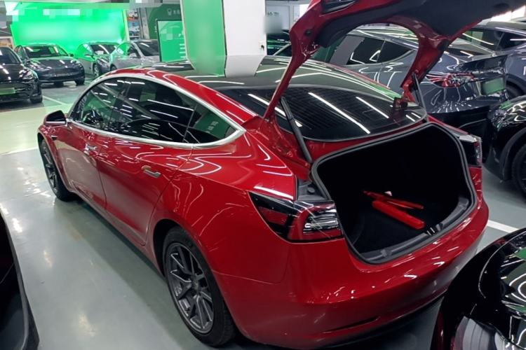 Used Tesla Model 3 2020 Refreshed Version Long-Range Rear-Wheel Drive Rear Left 45 Deg