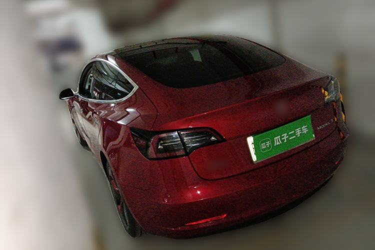 Used Tesla Model 3 2020 Standard Range Rear-Wheel Drive Upgraded Version Rear Left 45 Deg