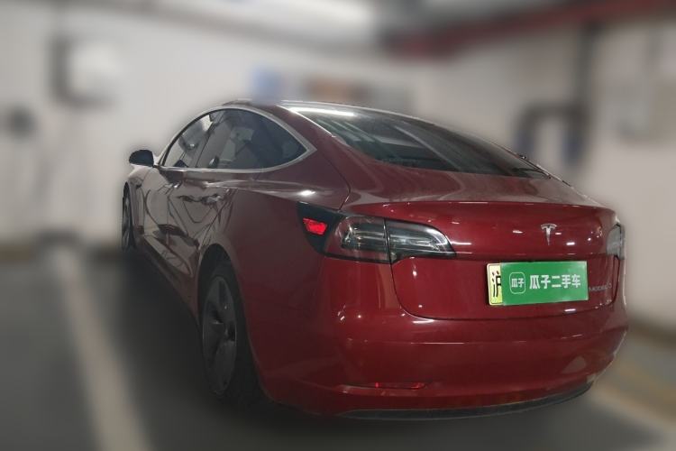 Used Tesla Model 3 2020 Standard Range Rear-Wheel Drive Upgraded Version Rear Left 45 Deg