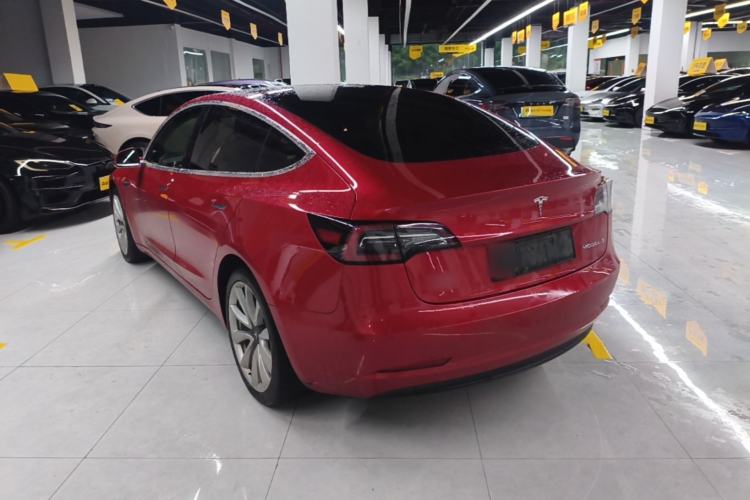 Used Tesla Model 3 2020 Refreshed Version Long-Range Rear-Wheel Drive Rear Left 45 Deg