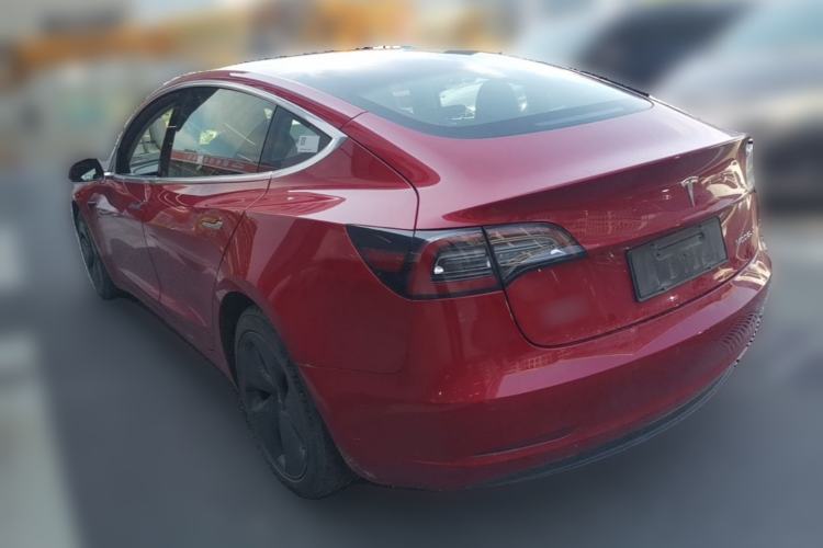 Used Tesla Model 3 2020 Standard Range Rear-Wheel Drive Upgraded Version Rear Left 45 Deg