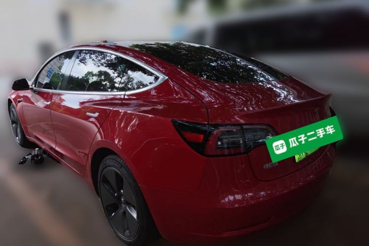 Used Tesla Model 3 2020 Refreshed Version Long-Range Rear-Wheel Drive Rear Left 45 Deg