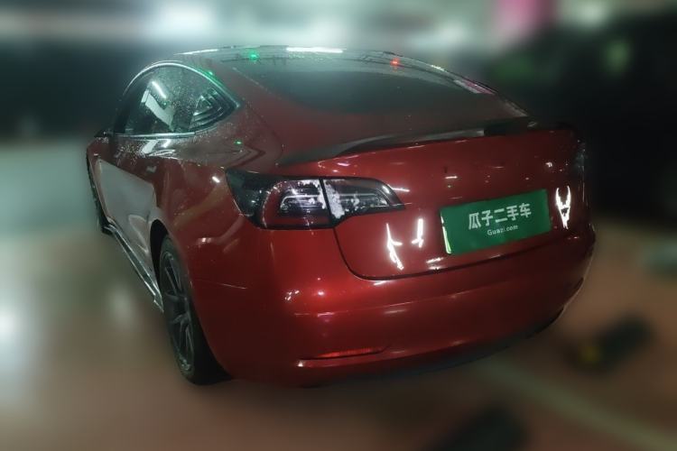 Used Tesla Model 3 2020 Refreshed Version Long-Range Rear-Wheel Drive Rear Left 45 Deg