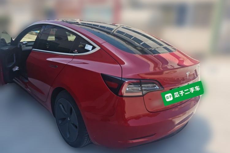 Used Tesla Model 3 2020 Standard Range Rear-Wheel Drive Upgraded Version Rear Left 45 Deg