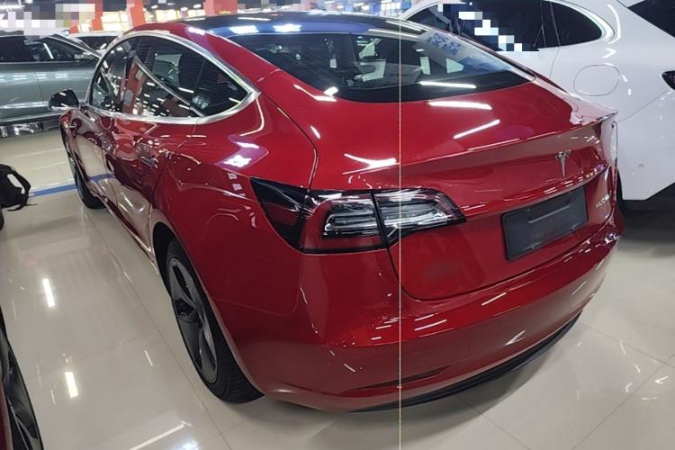 Used Tesla Model 3 2020 Standard Range Rear-Wheel Drive Upgraded Version Rear Left 45 Deg