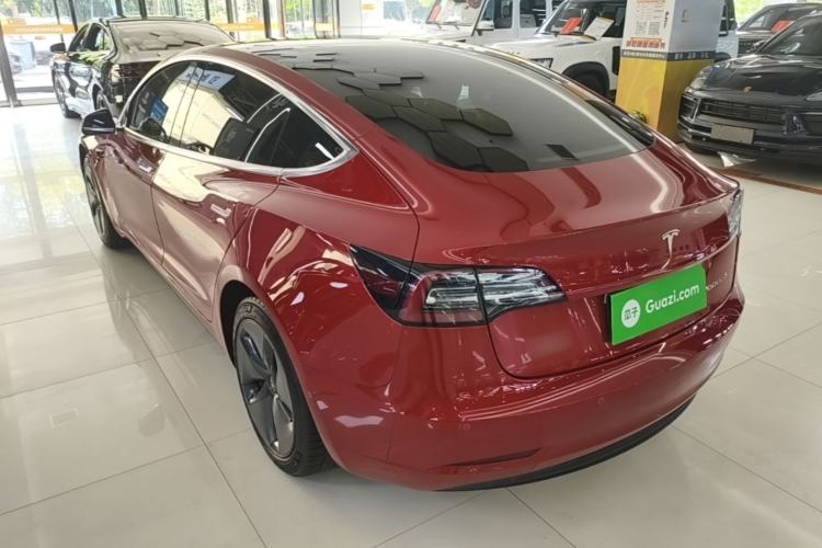 Used Tesla Model 3 2020 Refreshed Version Long-Range Rear-Wheel Drive Rear Left 45 Deg
