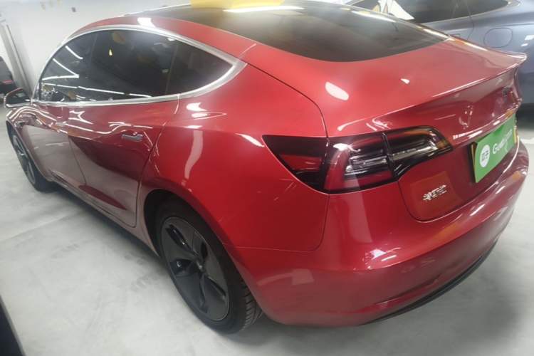 Used Tesla Model 3 2020 Standard Range Rear-Wheel Drive Upgraded Version Rear Left 45 Deg