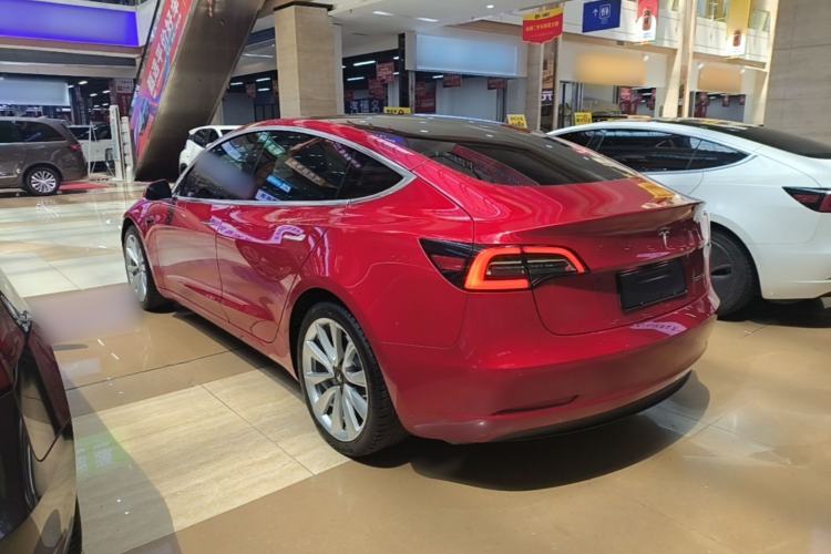 Used Tesla Model 3 2020 Refreshed Version Long-Range Rear-Wheel Drive Rear Left 45 Deg