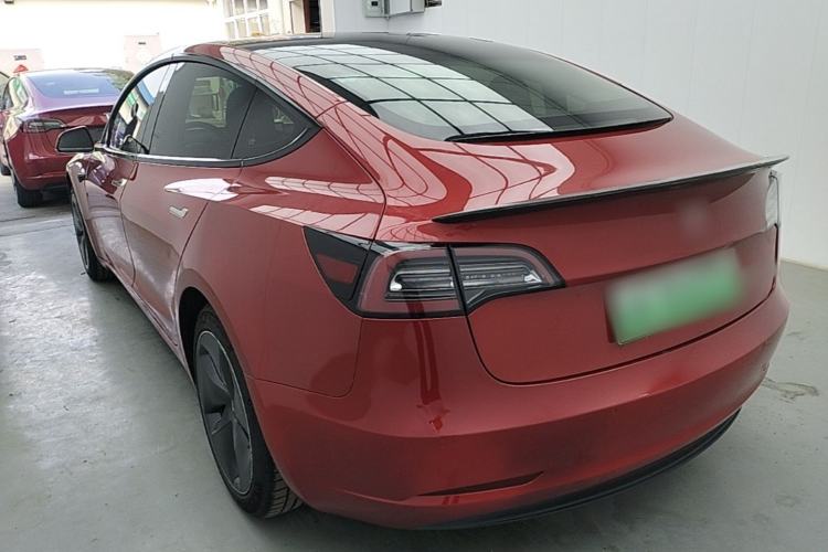 Used Tesla Model 3 2020 Standard Range Rear-Wheel Drive Upgraded Version Rear Left 45 Deg