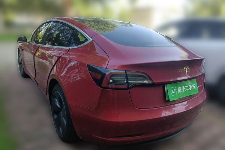 Used Tesla Model 3 2020 Standard Range Rear-Wheel Drive Upgraded Version Rear Left 45 Deg