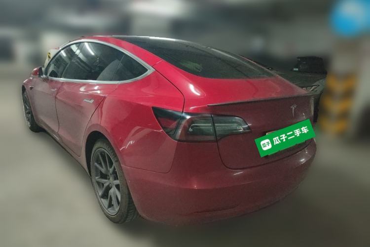 Used Tesla Model 3 2020 Refreshed Version Long-Range Rear-Wheel Drive Rear Left 45 Deg